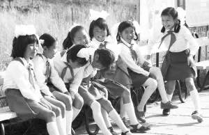 Faces of Mongolia under communist rule in 1982 is shown in this photo