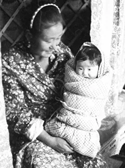 Faces of Mongolia under communist rule in 1982 is shown in this photo