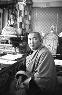 Faces of Mongolia under communist rule in 1982 shows this photo