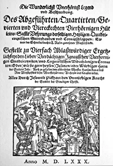 Facsimile of the cover picture of the Jesuitenhuetlein