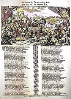 Facsimile of a factual leaflet about the consequences of war and money