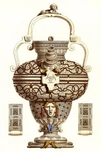 Faience bottle of Henry II, 16th century