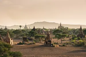 Famous ancient buddhist temples in Bagan