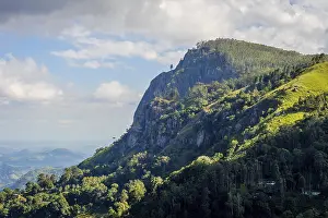 Famous Ella rock mountain in central Sri Lanka