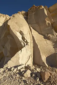 The famous sillar stone quarry, Peru