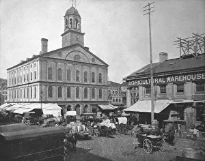 Faneuil Hall in the City of Boston