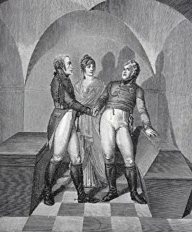 The farewell Alexander I of Friedrich Wilhelm III