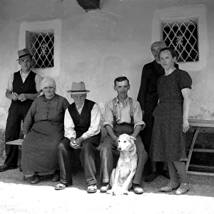 Farming family, c. 1945 to 1955