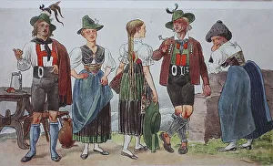 Fashion, and Austria around 1850