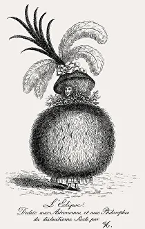 Fashion, caricature, 1787