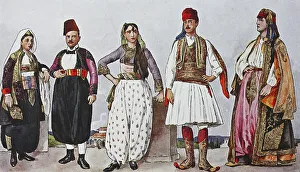Fashion, circa 19th century, from lks