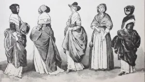 Fashion, clothing in England around 1640