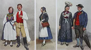 Fashion, clothing in Germany, Wuerttemberg