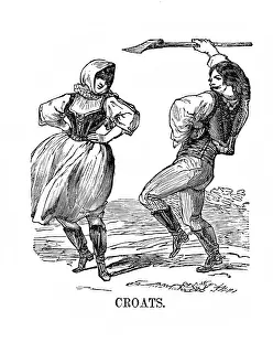 Fashion in Europe around 1850, Traditional traditional costume