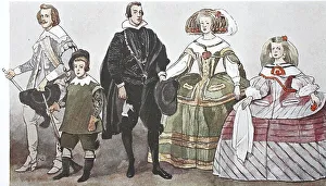 Fashion, historical clothing in Spain in the 16th