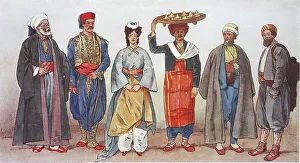 Fashion, man from Monastir, e Turkish harem lady er Instabul