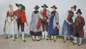 Fashion, then three people Zillertal