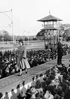 Fashion show, 1950s, Germany, Europe
