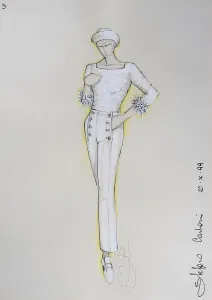 Fashion sketch, fashion design