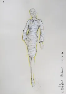 Fashion sketch, fashion design