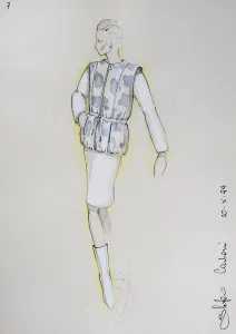 Fashion sketch, fashion design