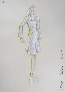 Fashion sketch, fashion design