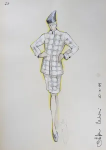 Fashion sketch, fashion design