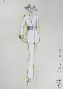 Fashion sketch, fashion design