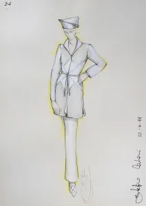 Fashion sketch, fashion design