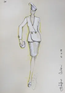 Fashion sketch, fashion design