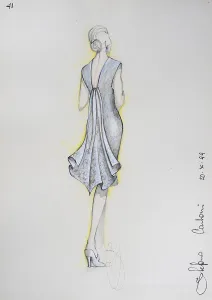 Fashion sketch, fashion design