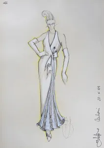 Fashion sketch, fashion design