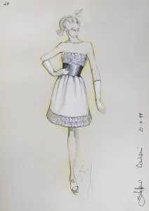 Fashion sketch, fashion design