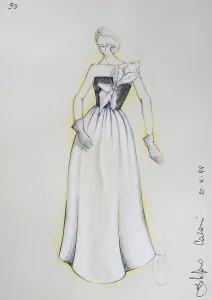 Fashion sketch, fashion design
