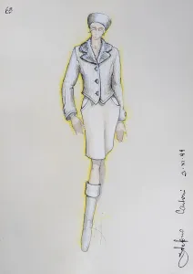 Fashion sketch, fashion design