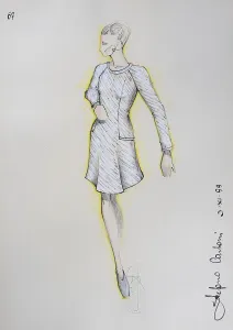 Fashion sketch, fashion design