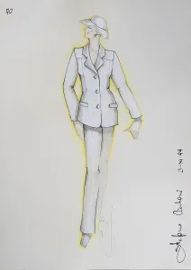 Fashion sketch, fashion design