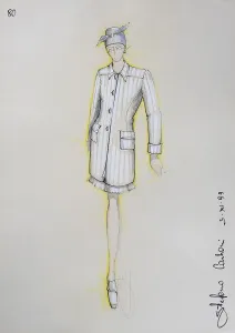 Fashion sketch, fashion design
