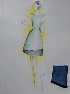 Fashion sketch, fashion design