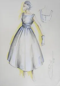 Fashion sketch, fashion design