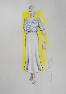 Fashion sketch, fashion design