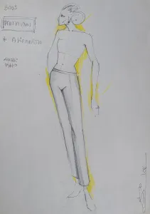 Fashion sketch, fashion design