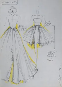 Fashion sketch, fashion design