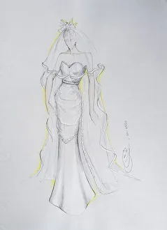 Fashion sketch, fashion design