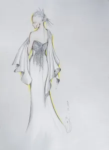 Fashion sketch, fashion design