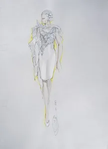 Fashion sketch, fashion design
