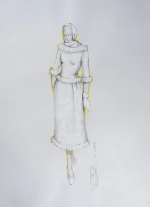 Fashion sketch, fashion design