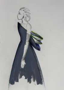 Fashion sketch, fashion design