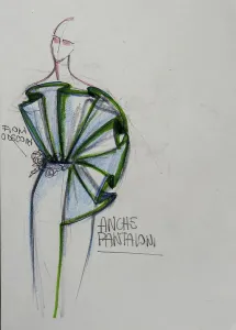 Fashion sketch, fashion design