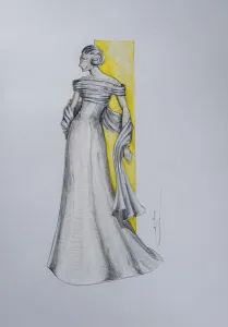 Fashion sketch, fashion design